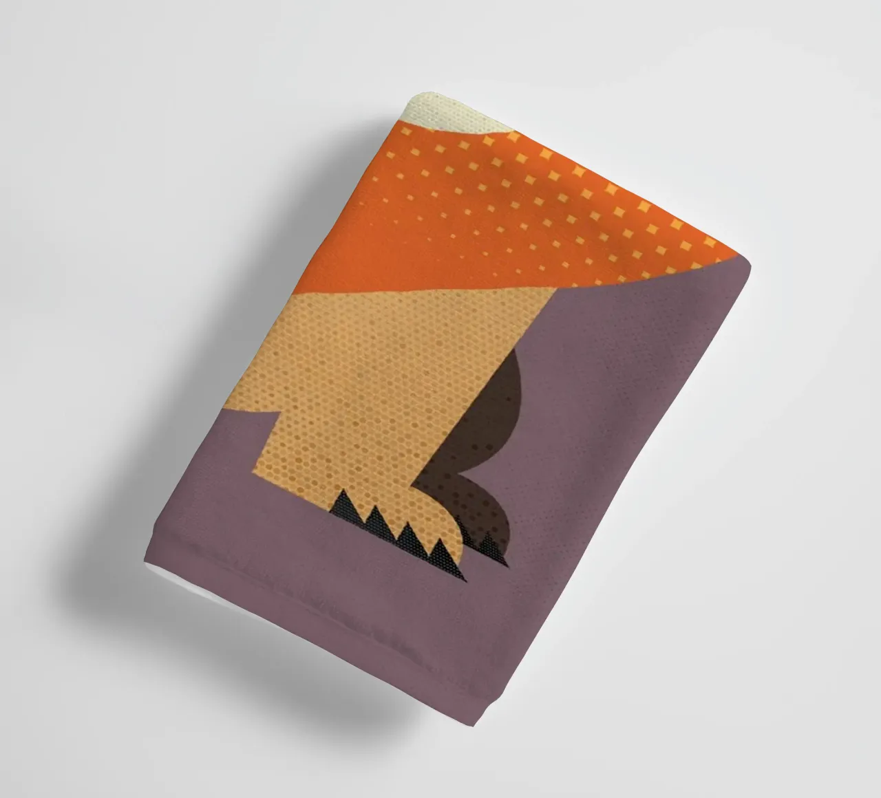 Whimsy Lion towel by The Printed Sparrow