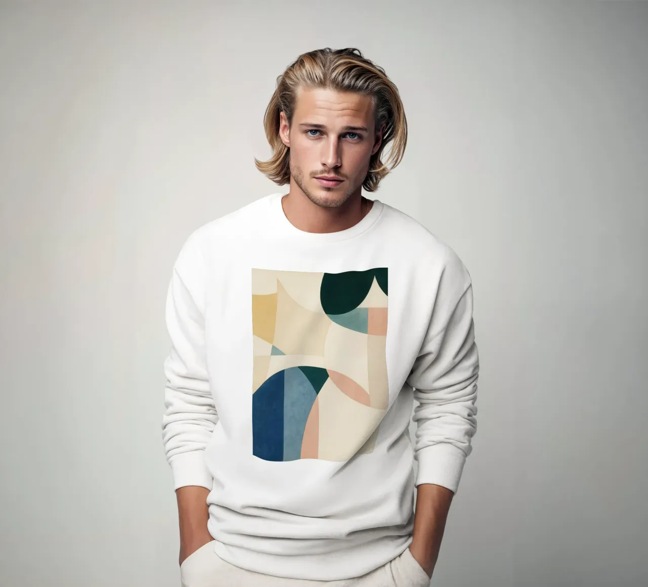 Arte astratta Boho felpa da Bulaxtims