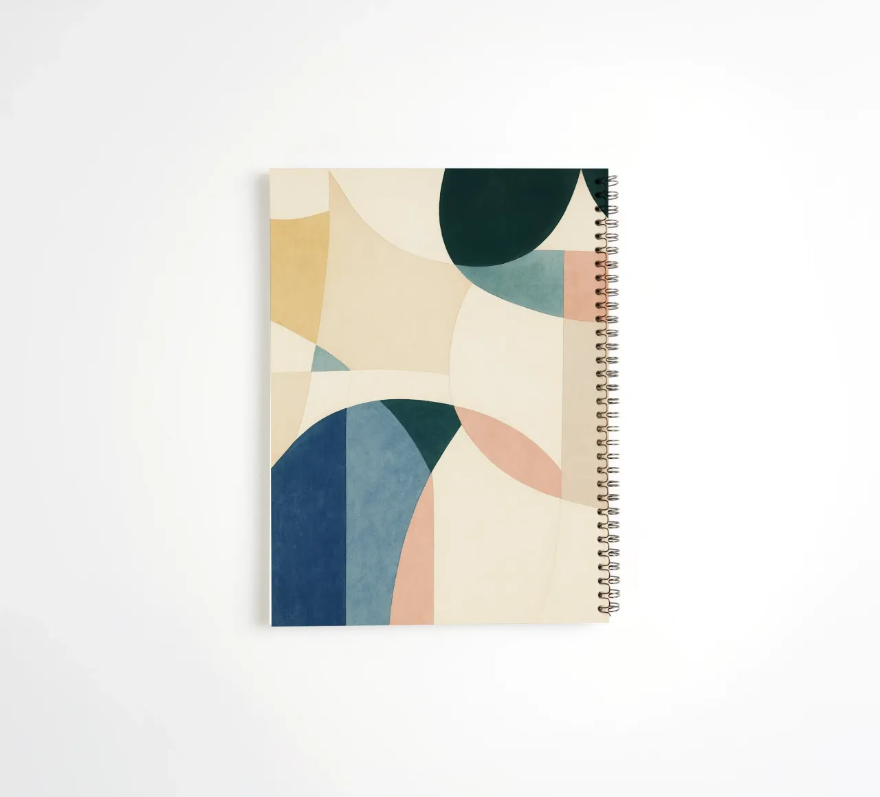 Boho Abstract Art spiral notebook by Bulaxtims