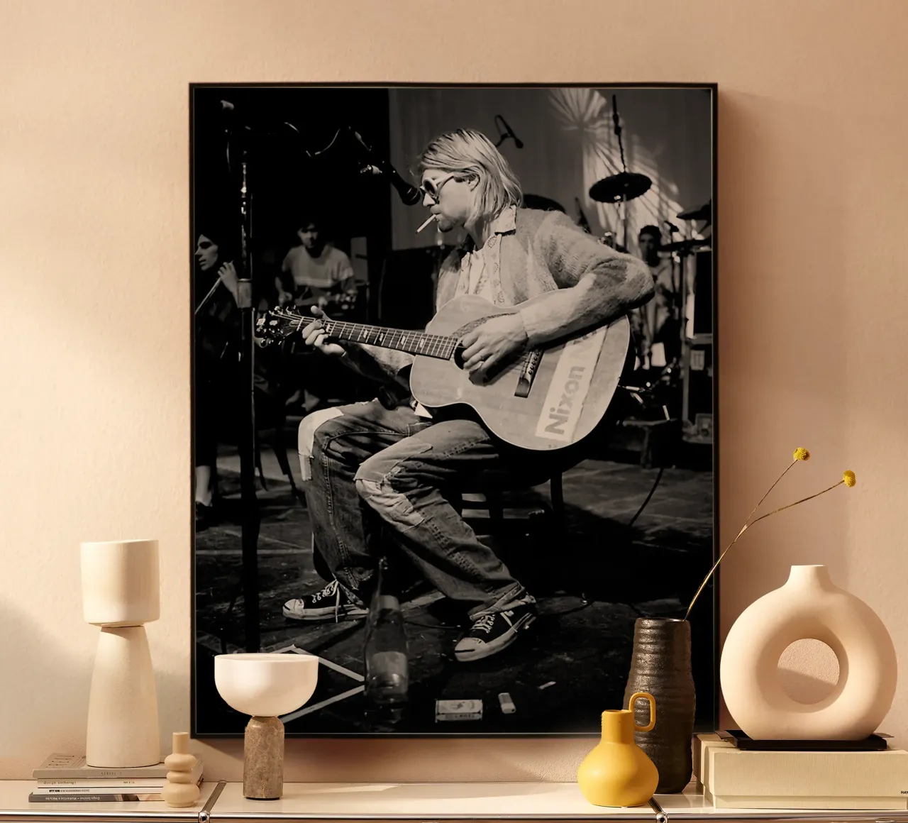 Chitarra acustica Kurt plexiglass da HUMMERSONIC