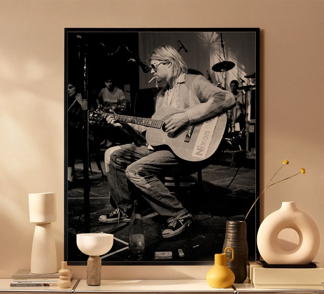 Kurt Akustikgitarre Poster von HUMMERSONIC