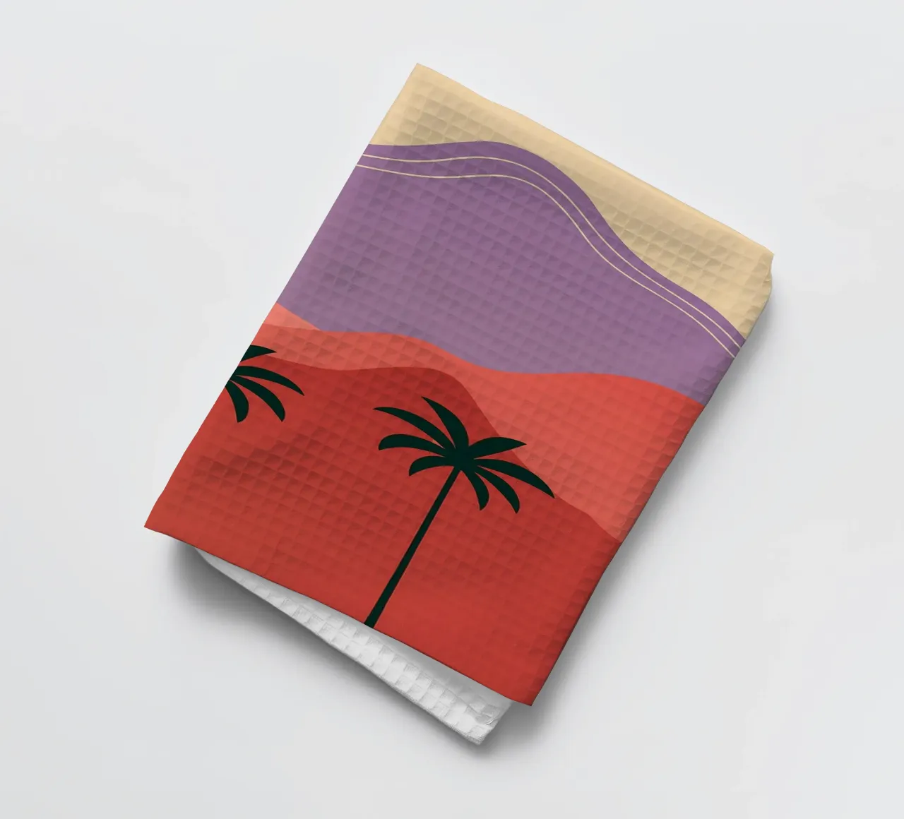 Noix de coco Art abstrait torchon de Bulaxtims