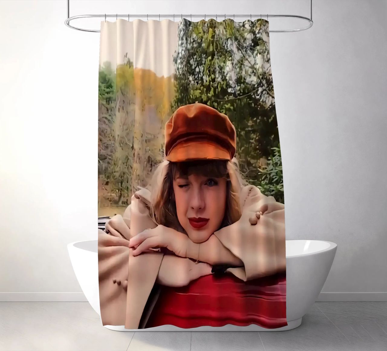 Mooie zangeres Taylor Gierzwaluwen douchegordijn van Taylor collection