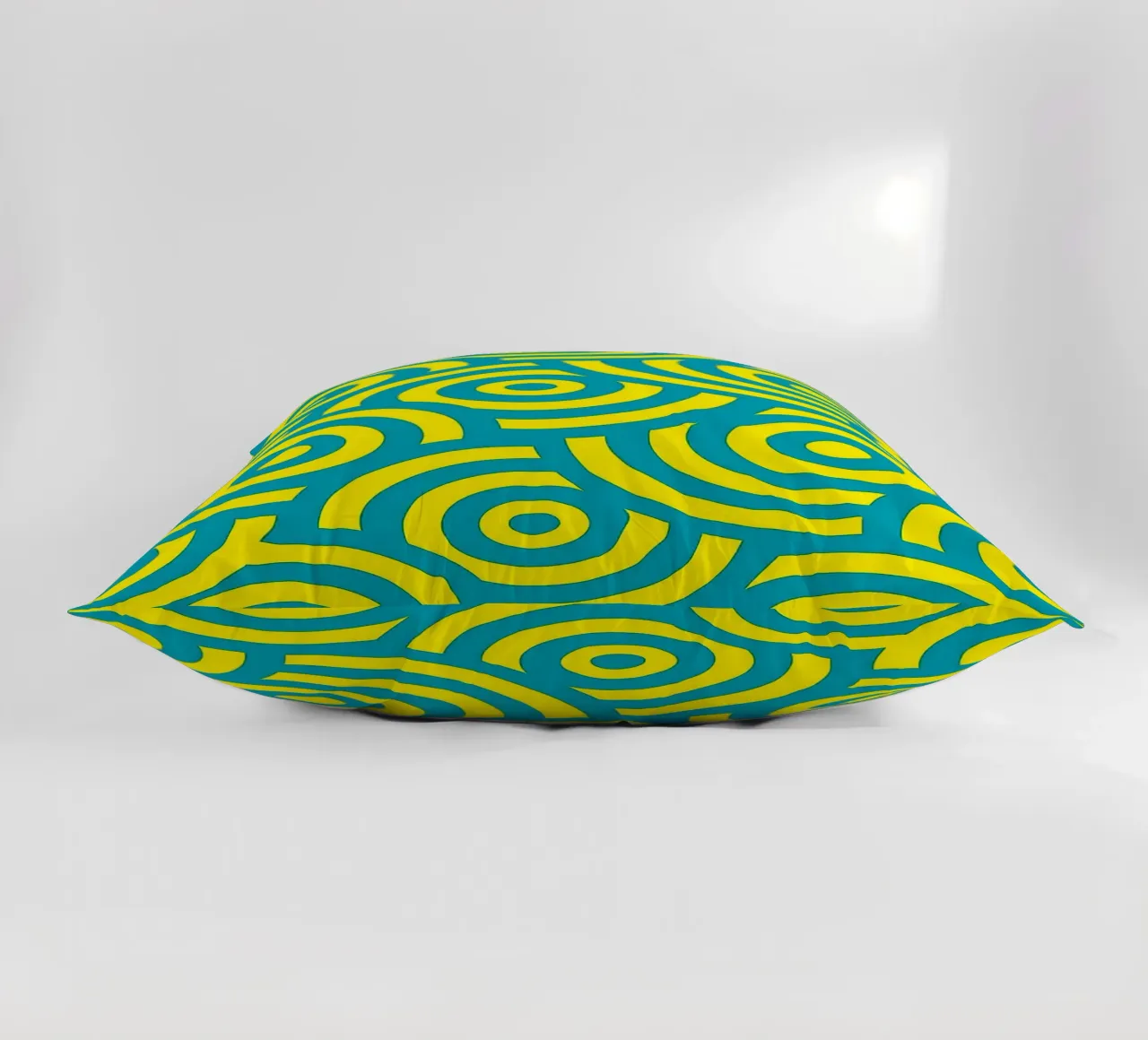 colliding circles Modern Abstract Art decorative cushion by Bulaxtims