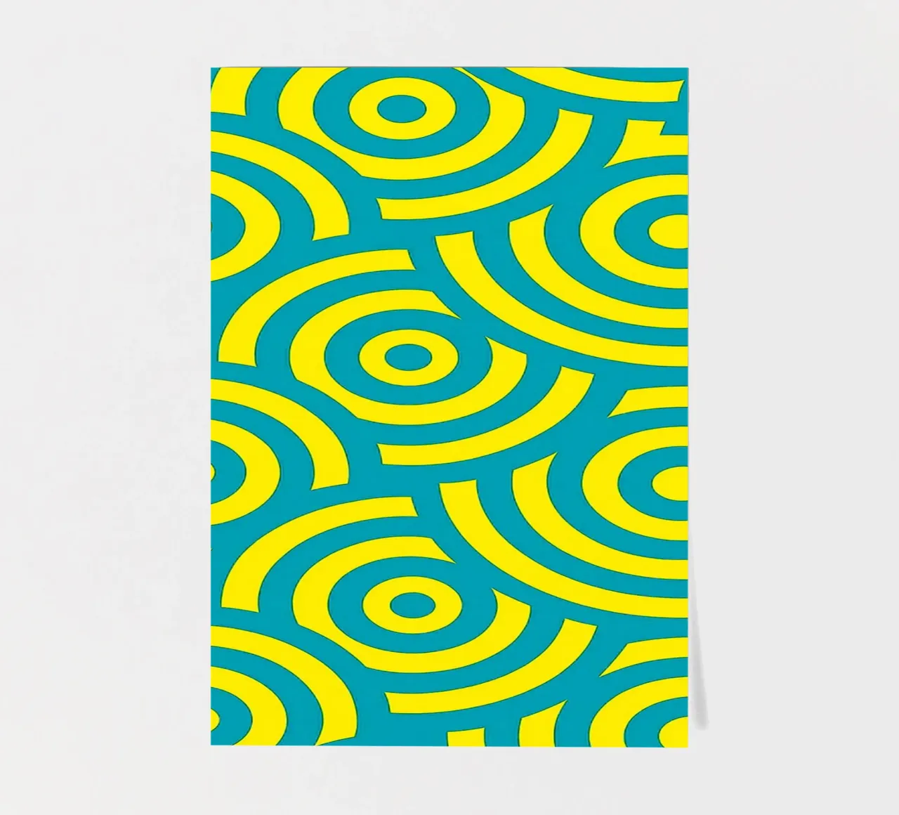colliding circles Modern Abstract Art sticker sheet by Bulaxtims