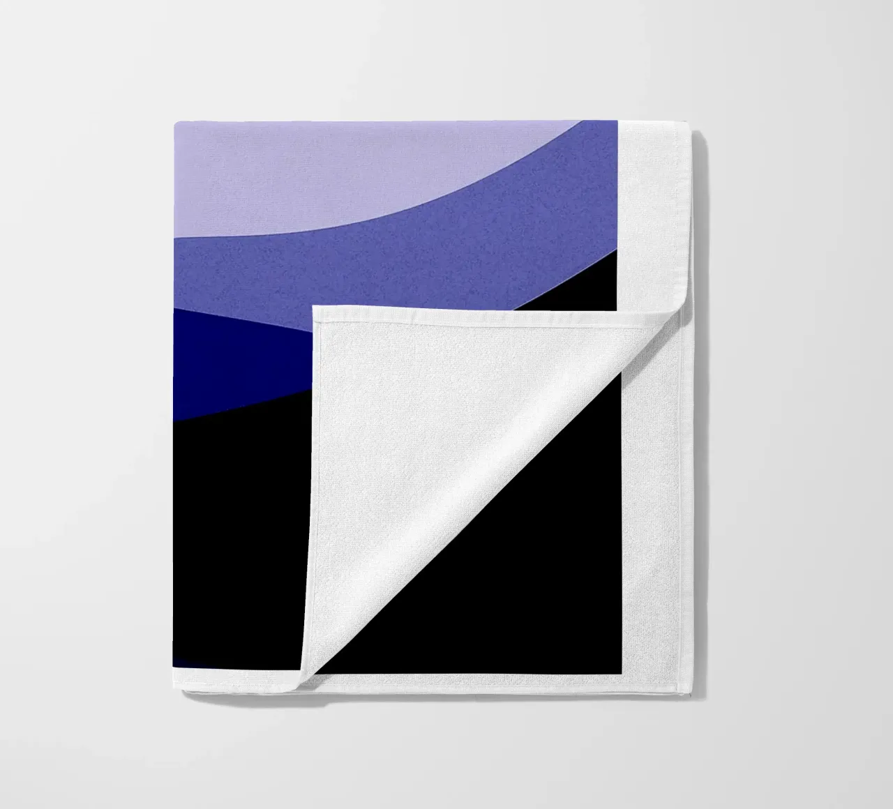 Halve maan in de woestijn Abstracte Kunst strandhanddoek van Bulaxtims