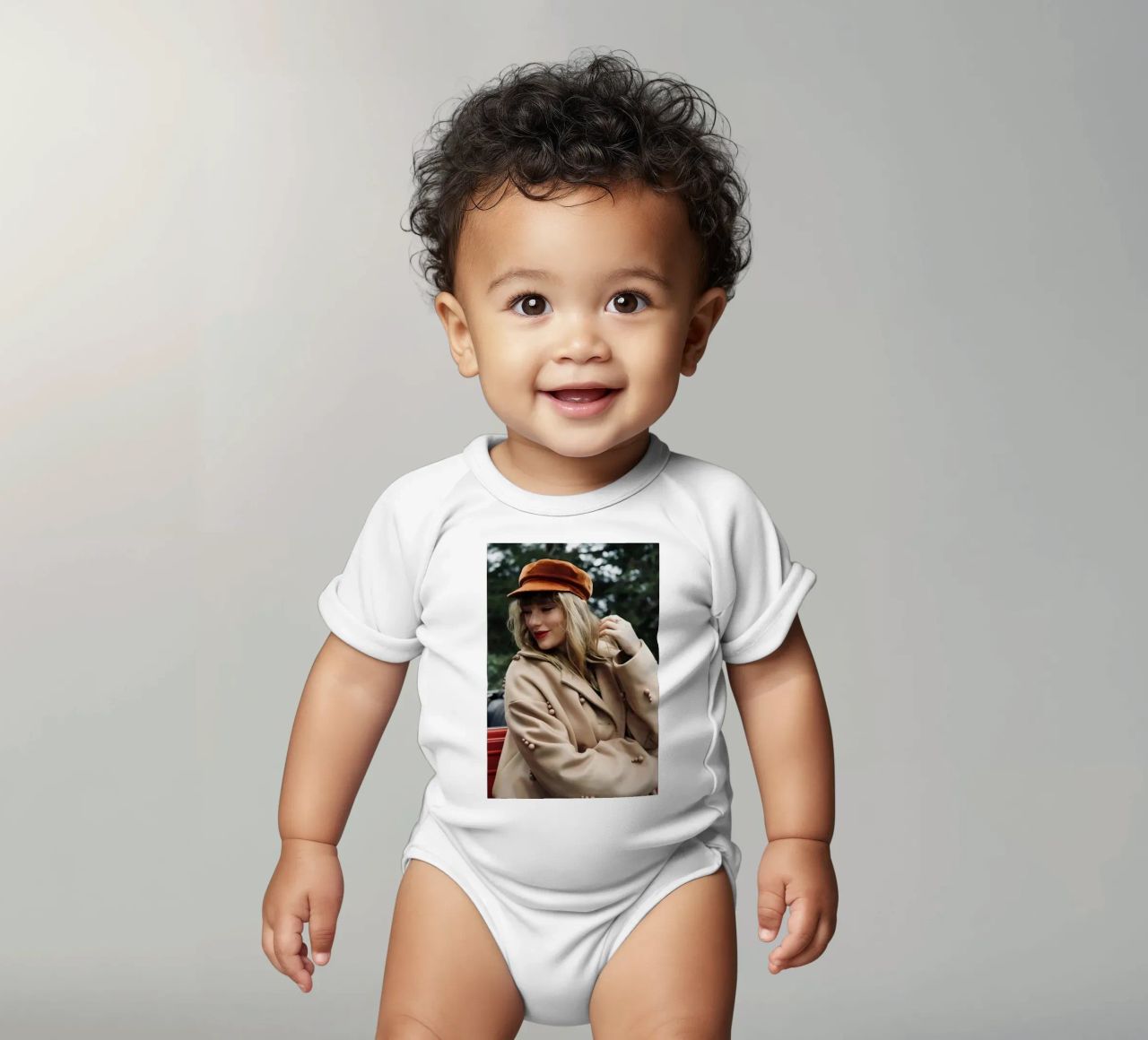 Glimlach Taylor Gierzwaluwen babyrompertje korte mouwen van Taylor collection