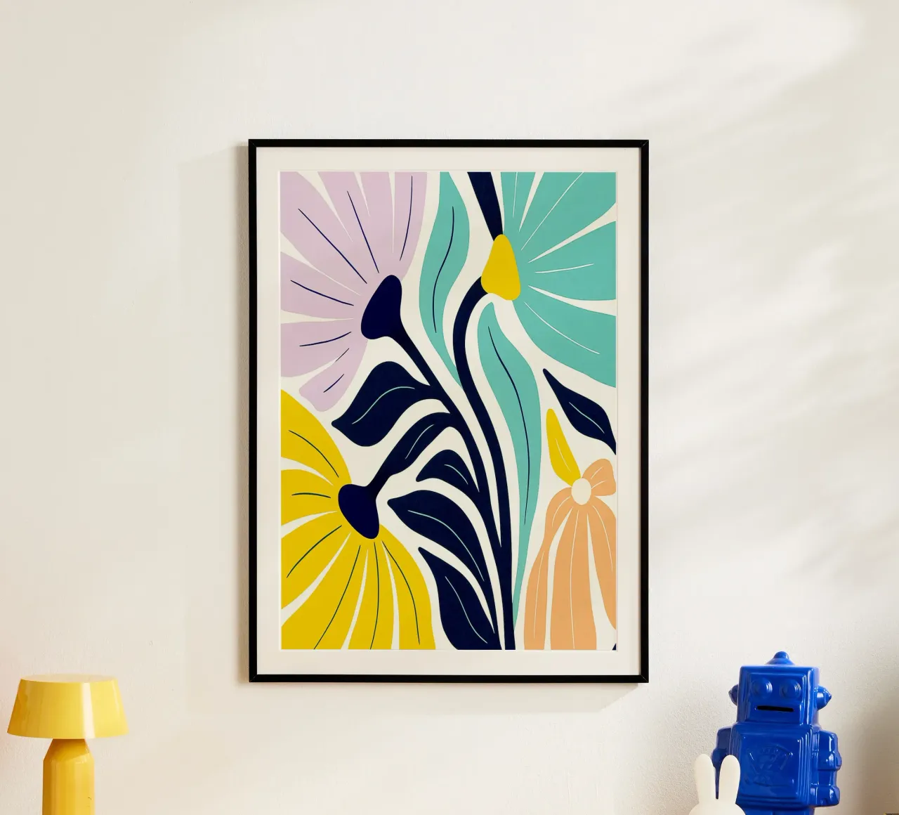 Bloemen Abstracte Kunst hahnemühle van Bulaxtims
