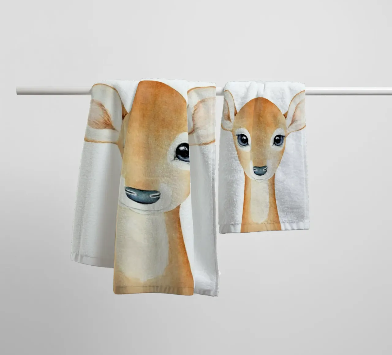 Grace The Gazel asciugamano da bagno da Little Flourishes