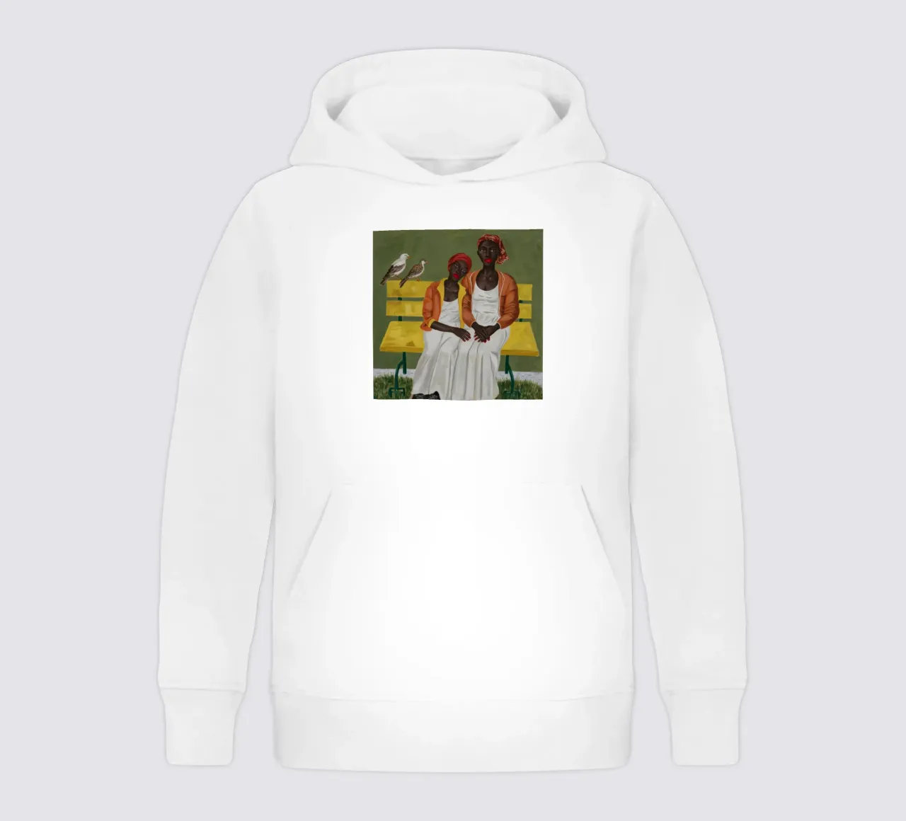 Zeitlose Bench Companions Kinder Hoodie von Ebony Carpenter