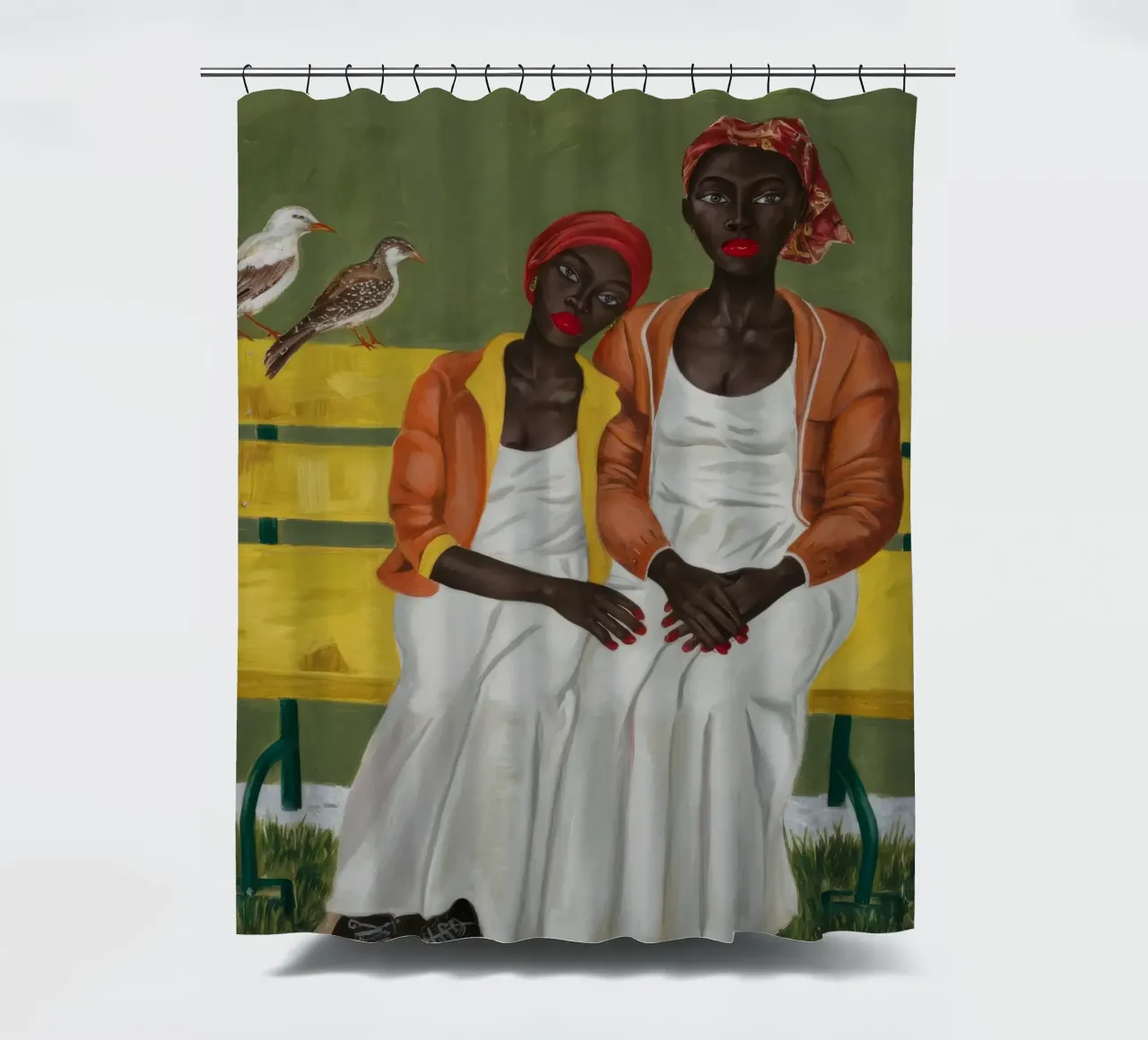 Compagni di banco senza tempo tenda da doccia da Ebony Carpenter