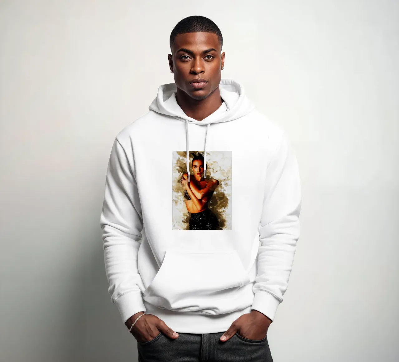 Sbaffo di Dua Lipa felpa con cappuccio da Gunawan Rb