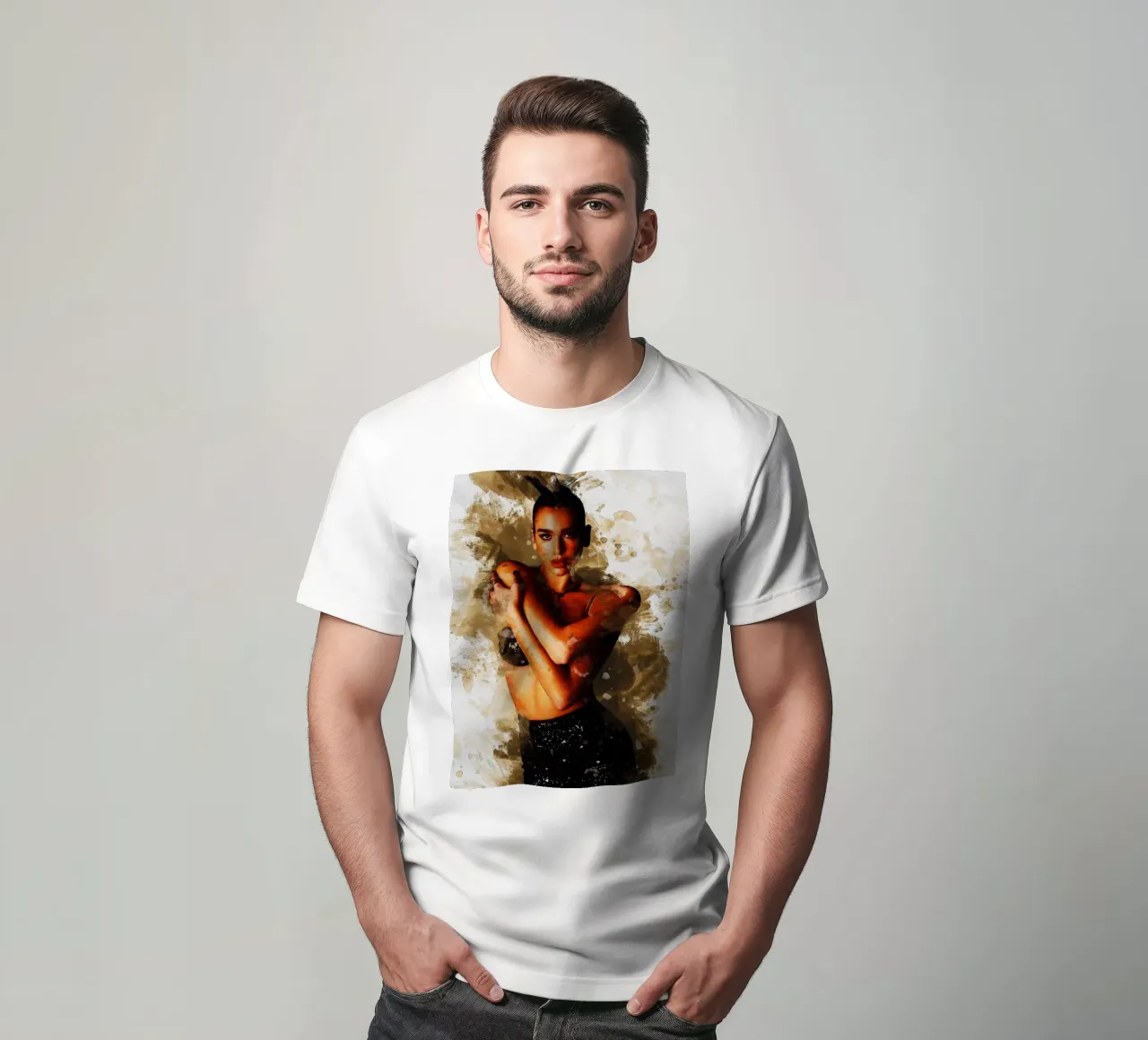 Sbaffo di Dua Lipa t-shirt da Gunawan Rb