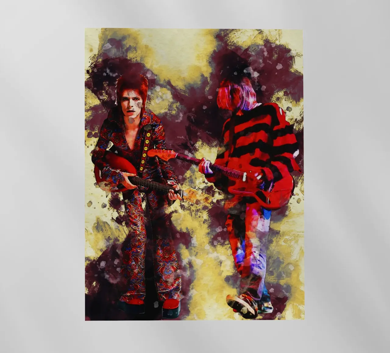 Sbaffo di Bowie e Cobain pellicola backlit da Gunawan Rb