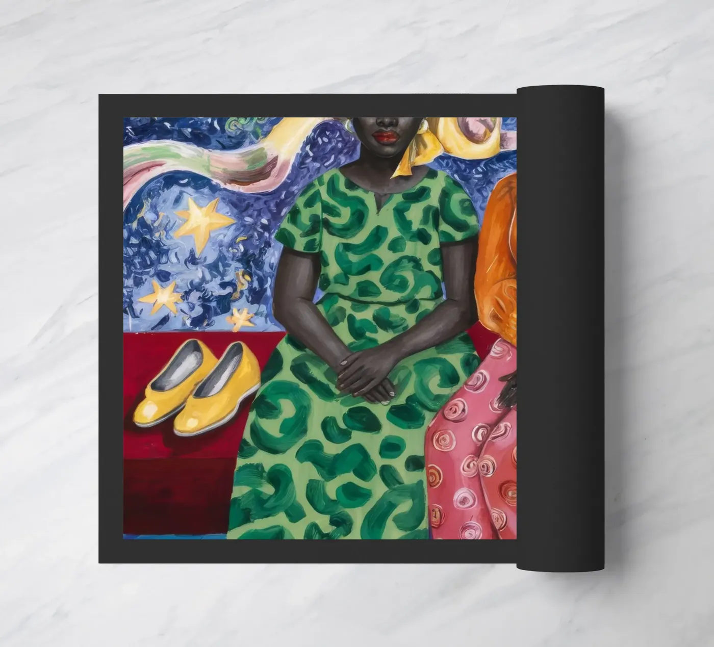 Cosmic Connection deurmat van Ebony Carpenter