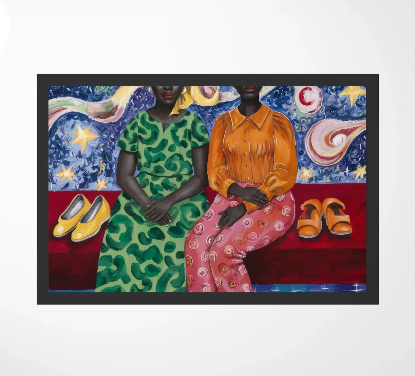 Cosmic Connection deurmat van Ebony Carpenter