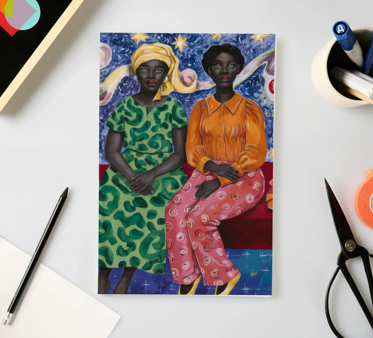 Cosmic Connection notebook by Ebony Carpenter