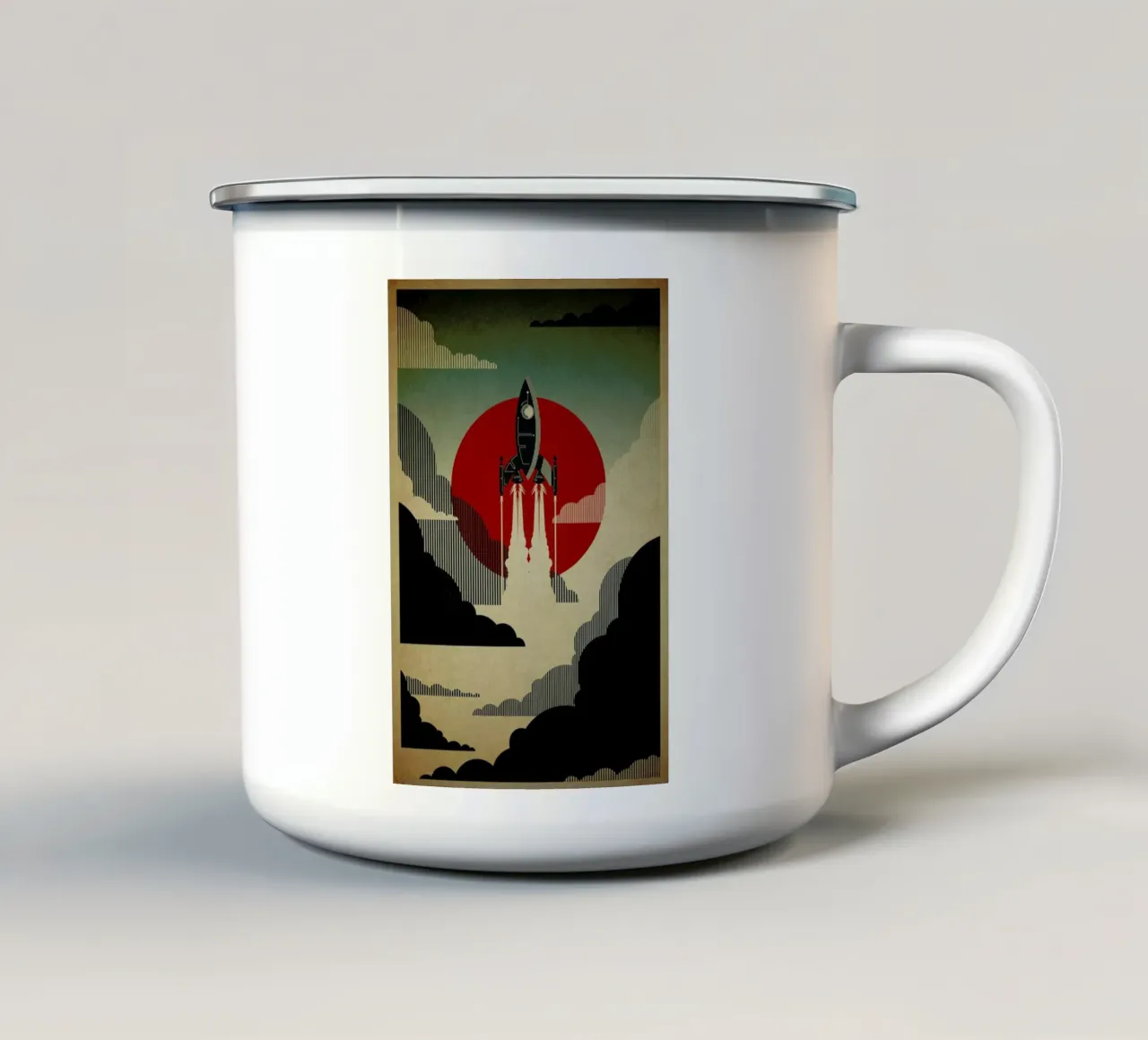 The Voyage tazza in smalto da Danny Haas
