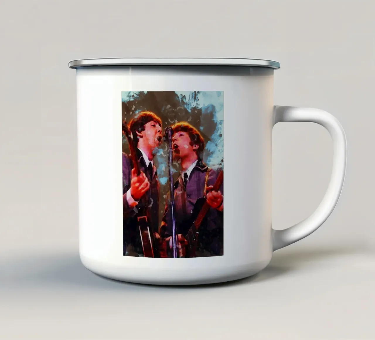 Sbaffo Lennon-McCartney tazza in smalto da Gunawan Rb
