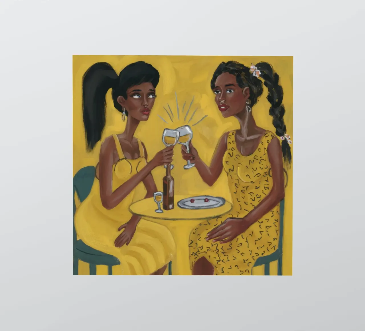 Toasting Moments sticker by Ebony Carpenter