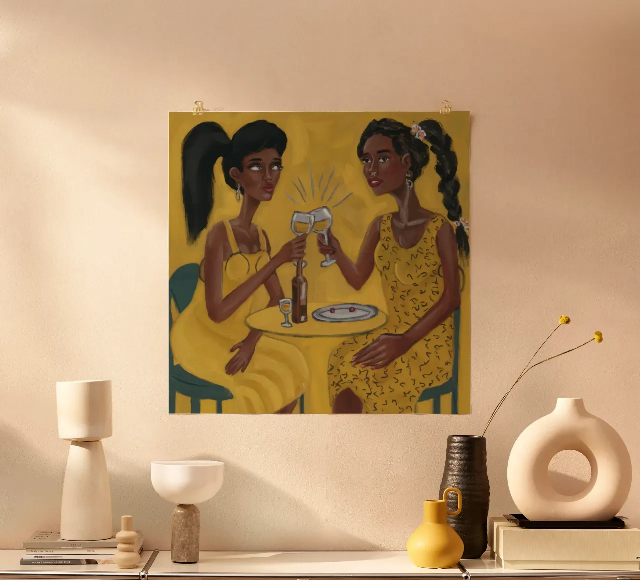 Toasting Moments hahnemühle by Ebony Carpenter