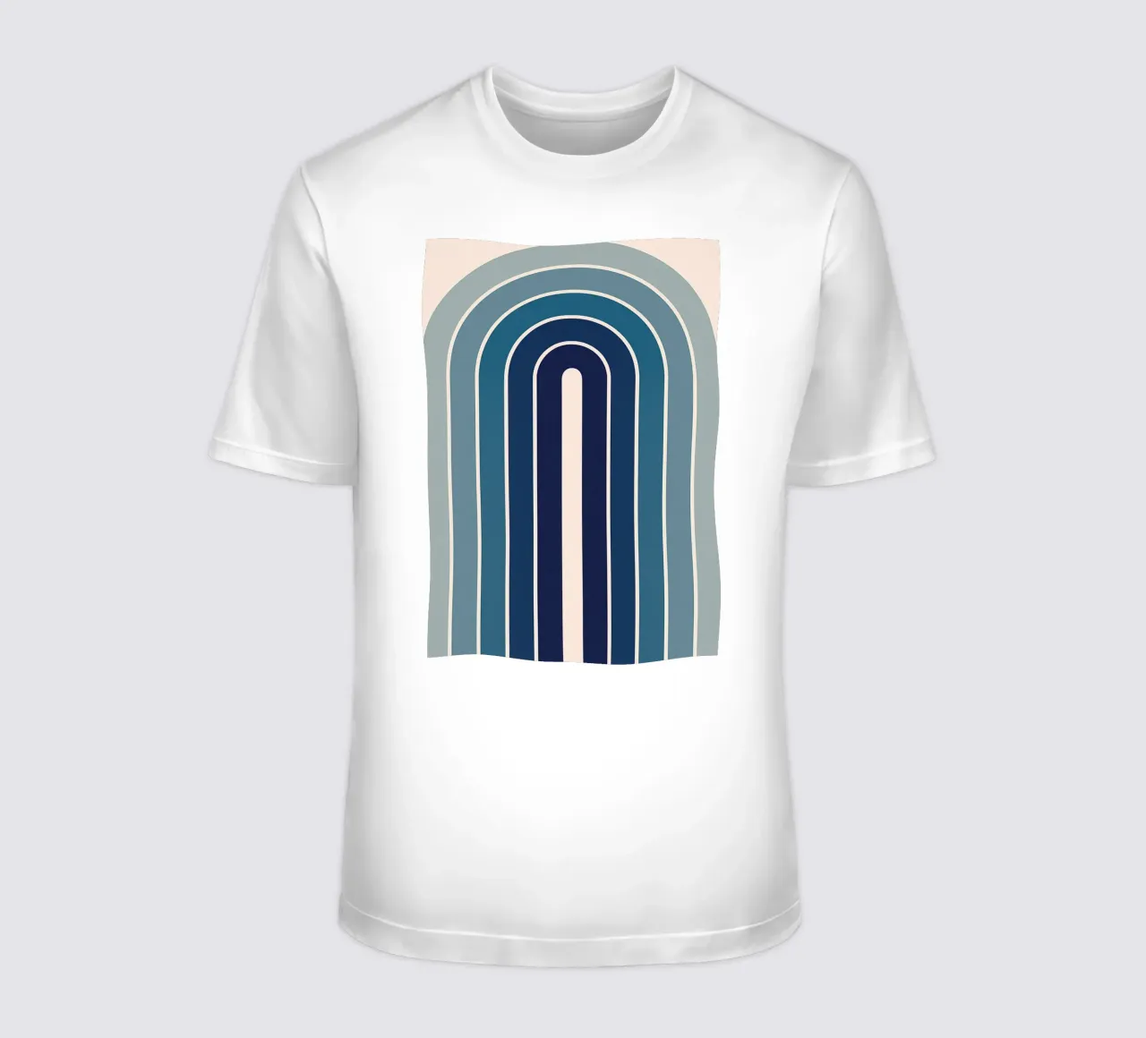 Linea arcobaleno Arte astratta t-shirt da Bulaxtims