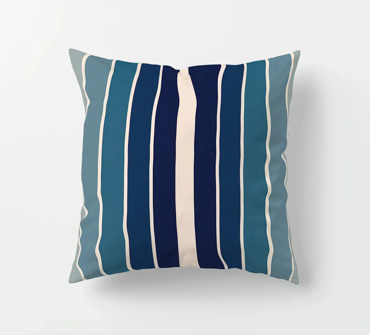 Rainbow Line Abstract Art decorative cushion by Bulaxtims