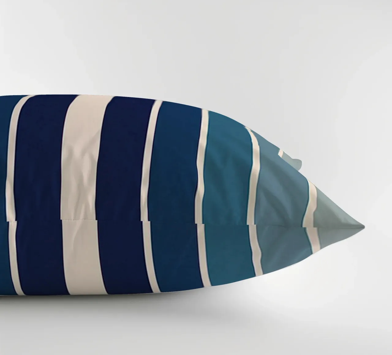 Rainbow Line Abstract Art decorative cushion by Bulaxtims