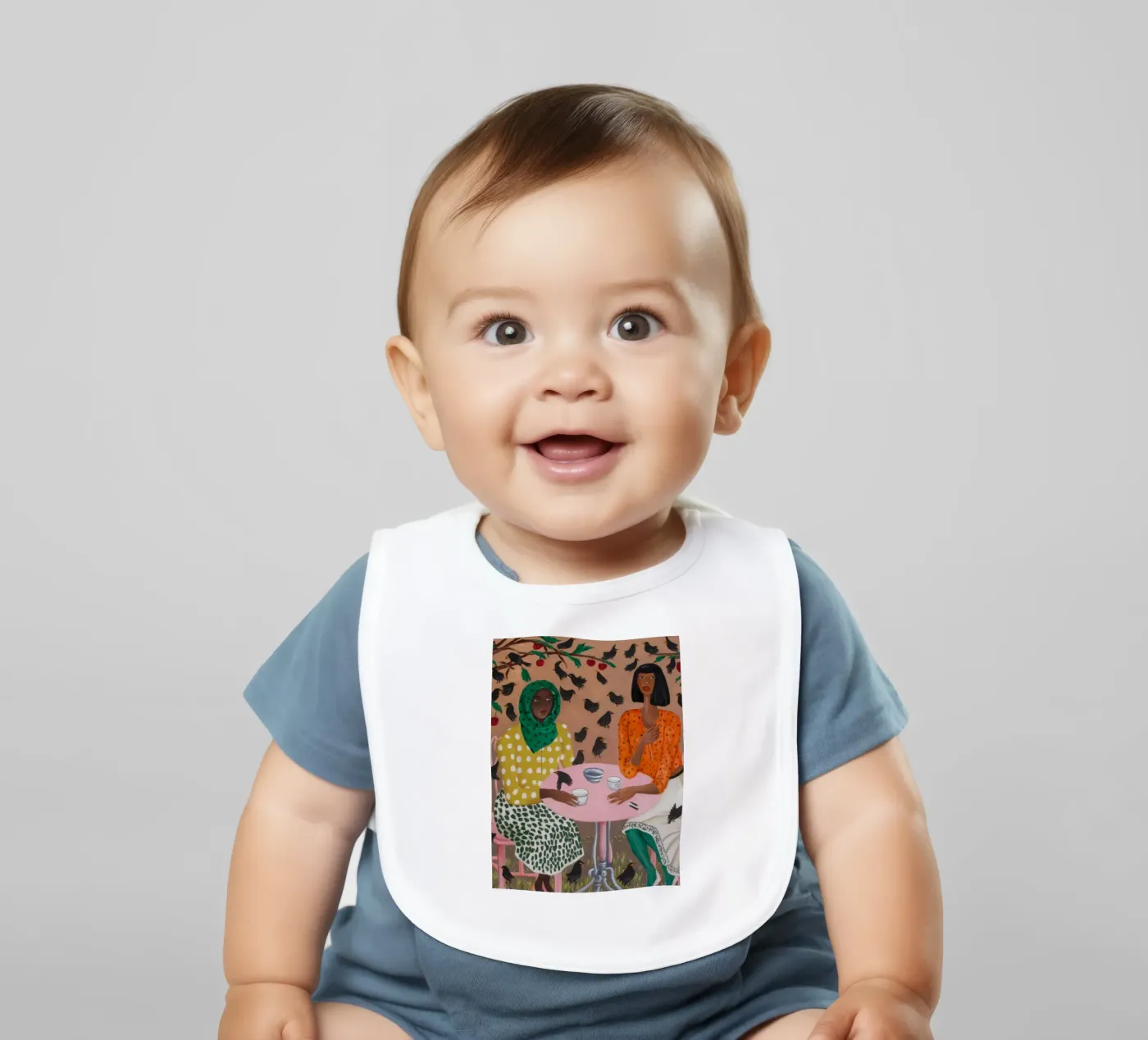 Garten Tee Chat Babylätzchen von Ebony Carpenter