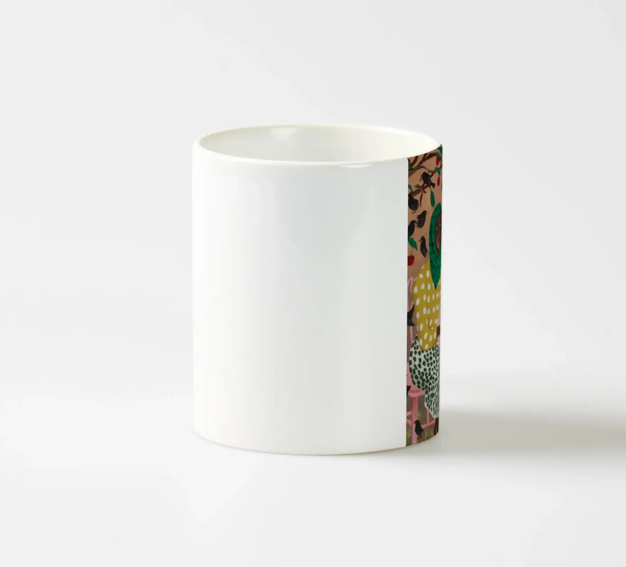 Conversazione sul tè in giardino tazza in ceramica da Ebony Carpenter