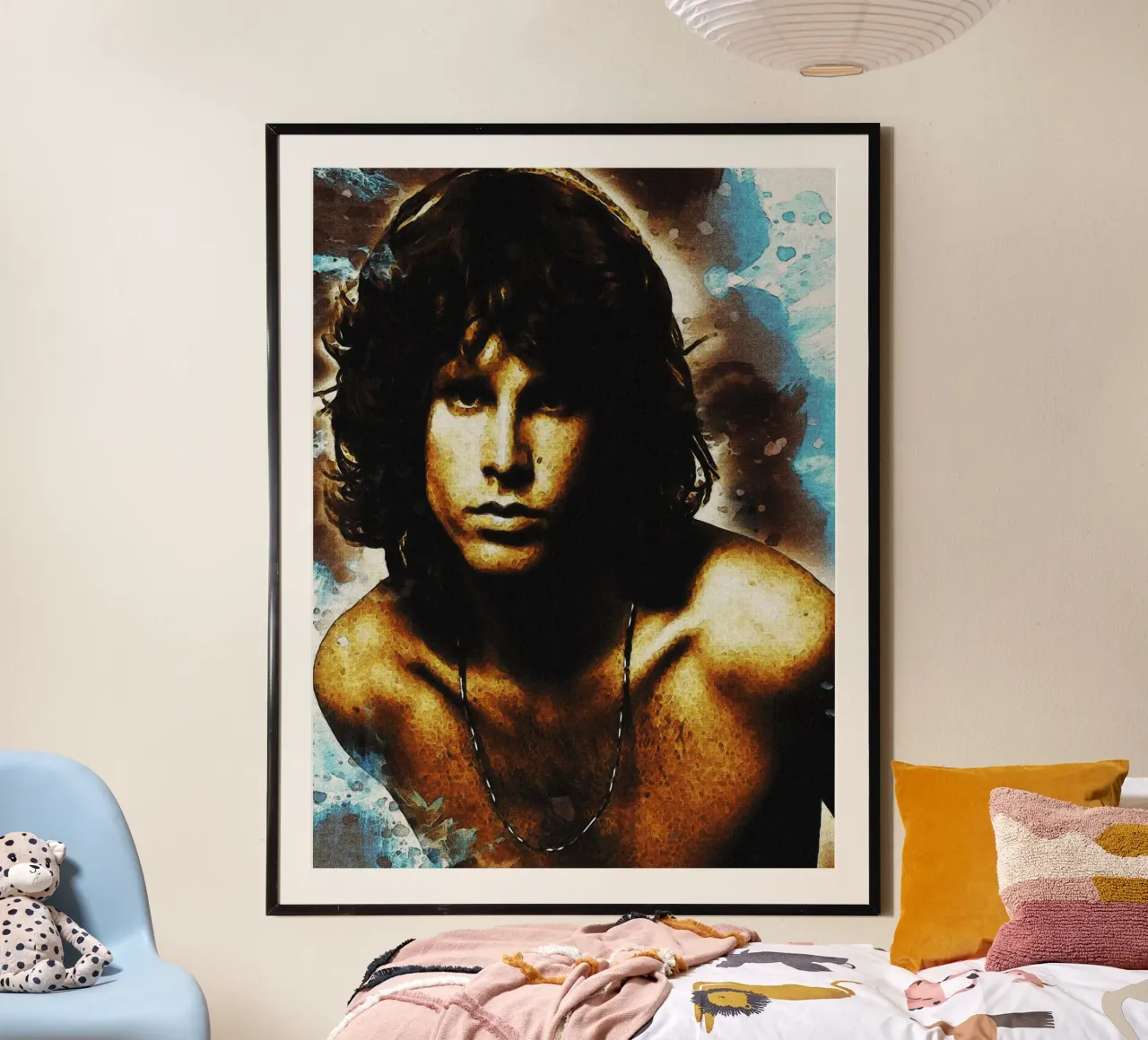 Mancha de retrato Jim Morrison hahnemühle de Gunawan Rb