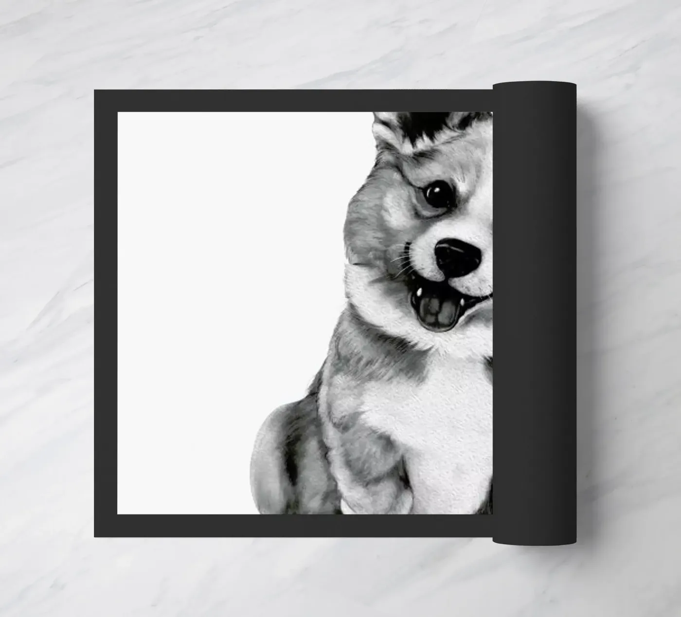 Happy Corgi zerbino da Laura Graves