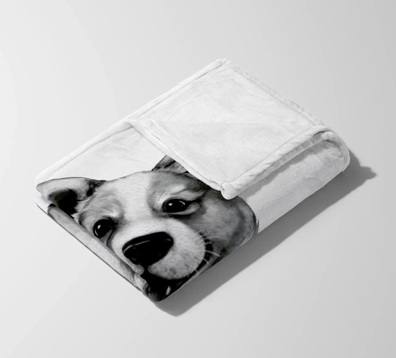 Happy Corgi coperta in pile da Laura Graves