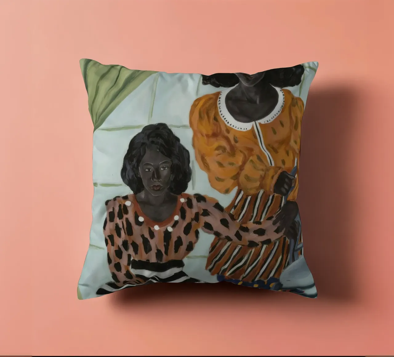 Window Reflections decorative cushion by Ebony Carpenter