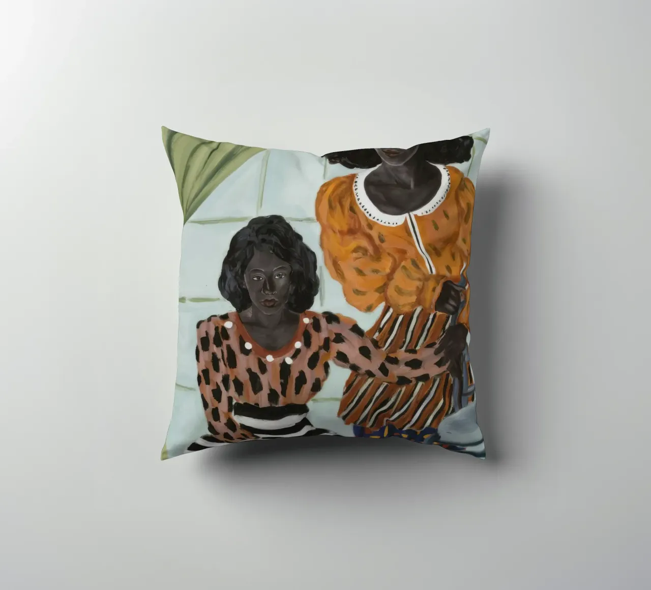 Window Reflections decorative cushion by Ebony Carpenter