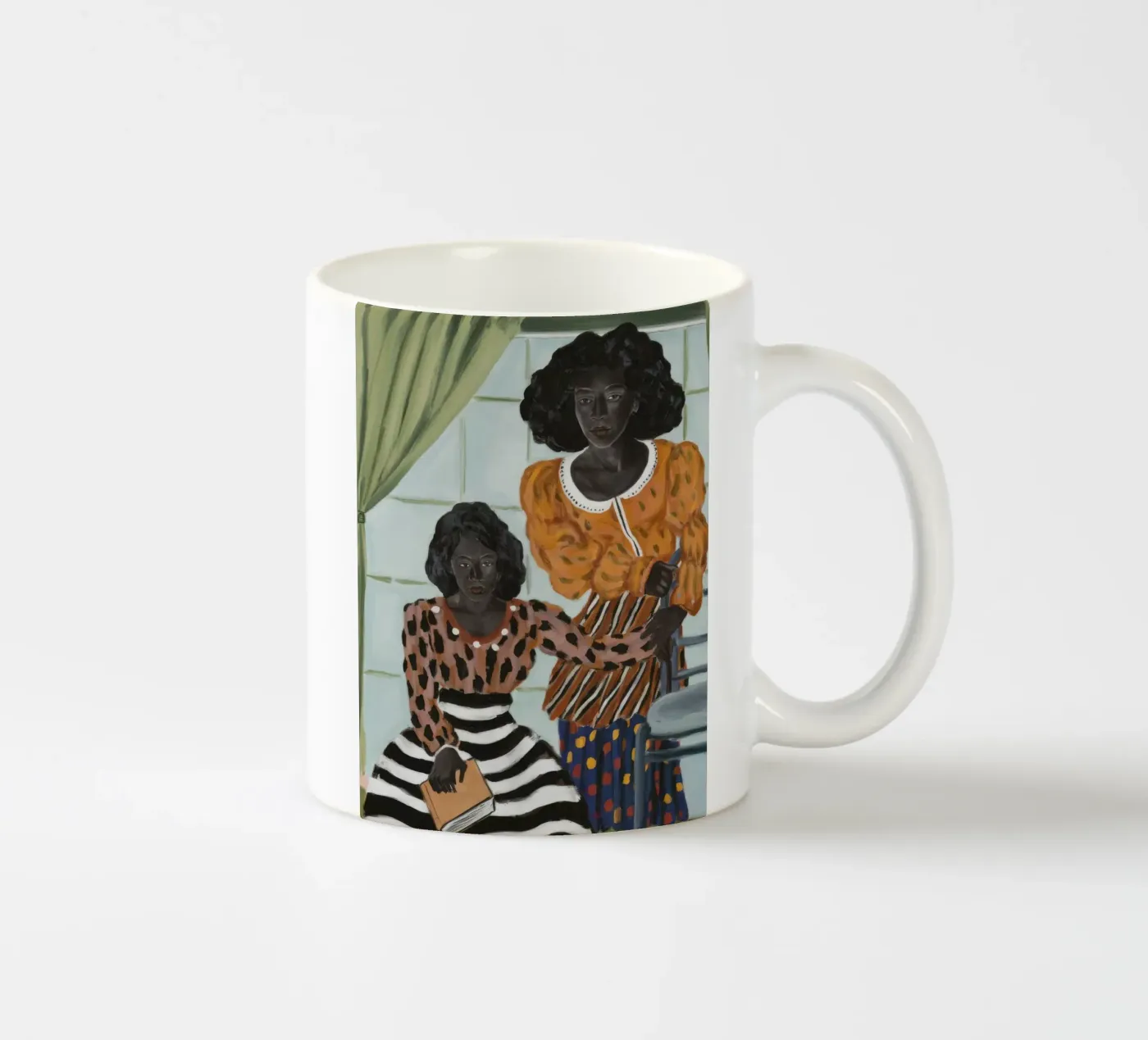 Window Reflections Keramik Tasse von Ebony Carpenter