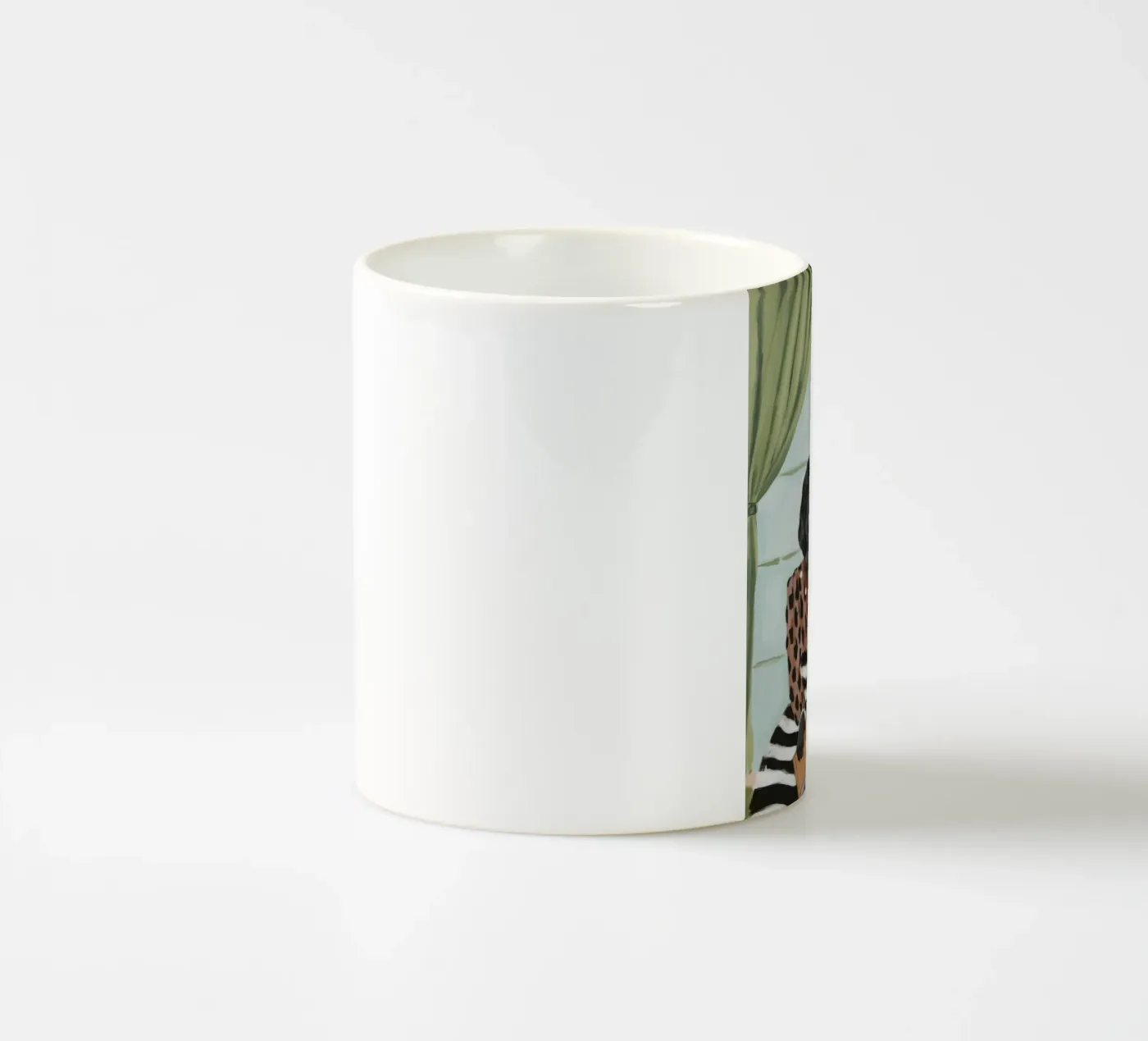 Window Reflections Keramik Tasse von Ebony Carpenter