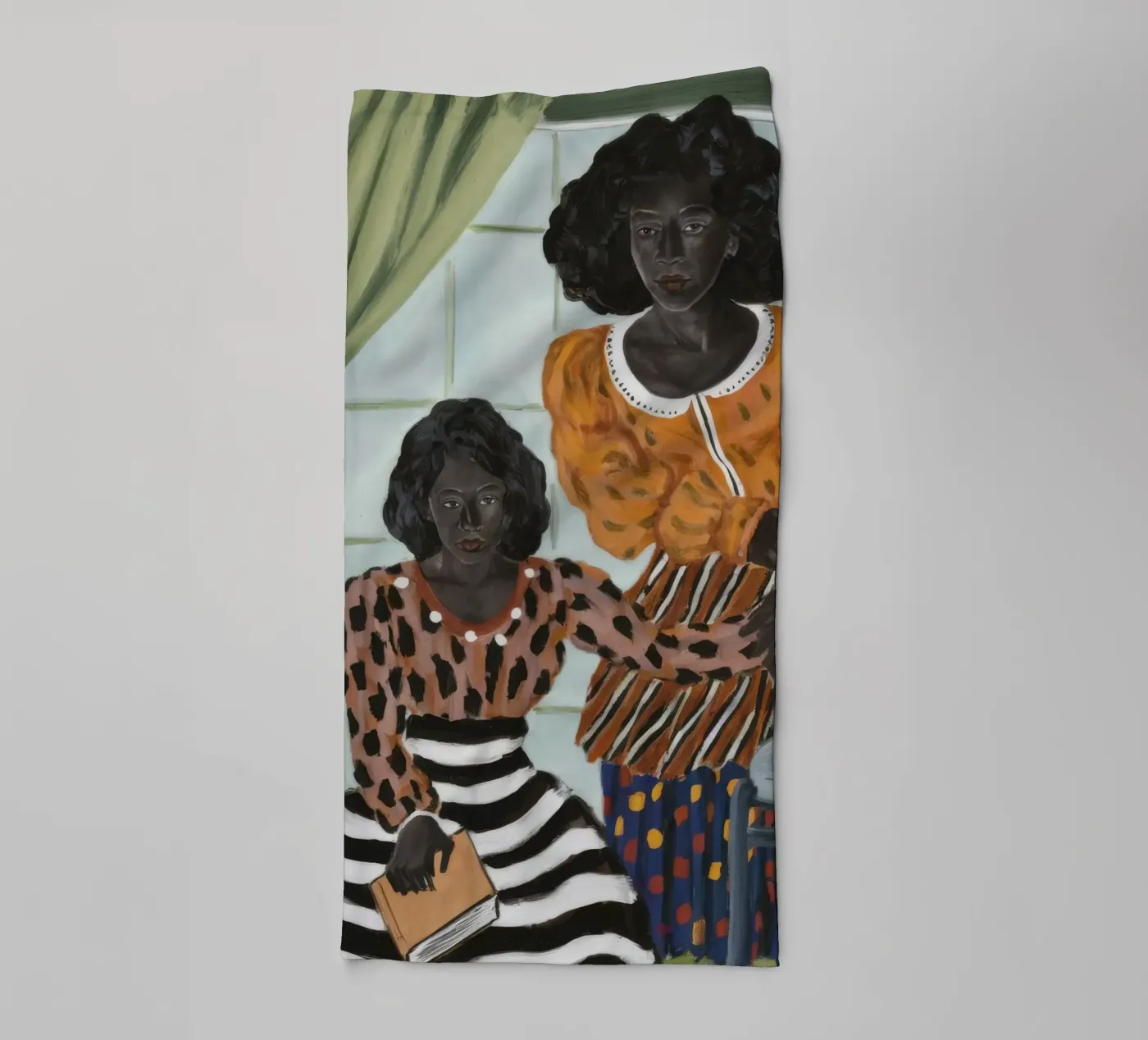 Raam Reflecties badhanddoek van Ebony Carpenter