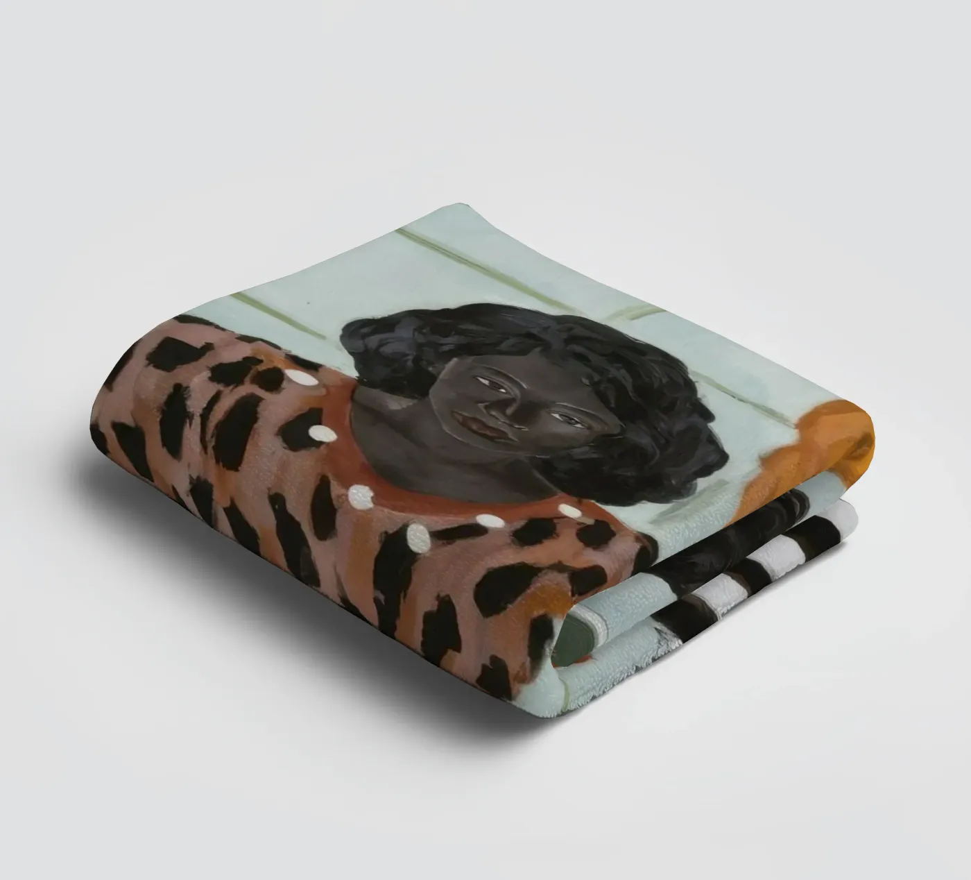 Raam Reflecties badhanddoek van Ebony Carpenter