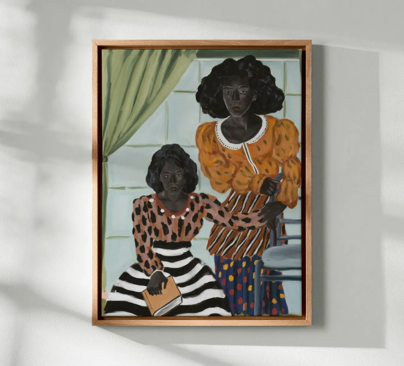 Window Reflections canvas van Ebony Carpenter