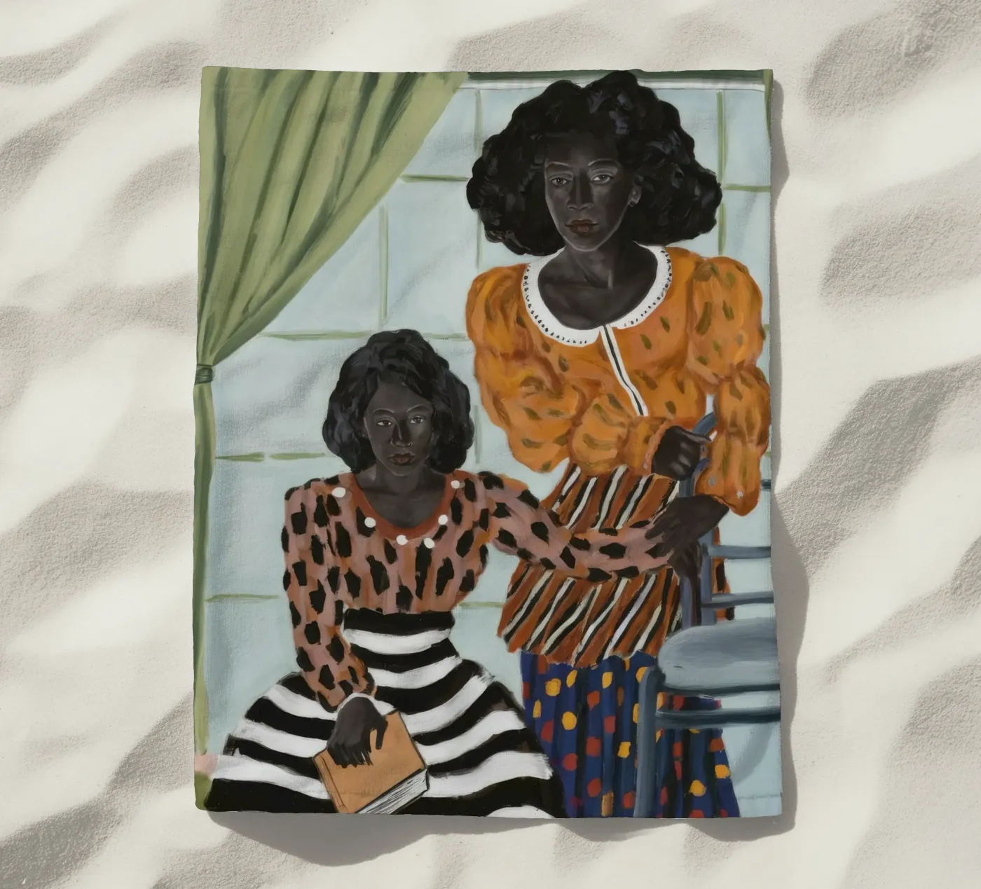 Riflessi della finestra telo mare da Ebony Carpenter