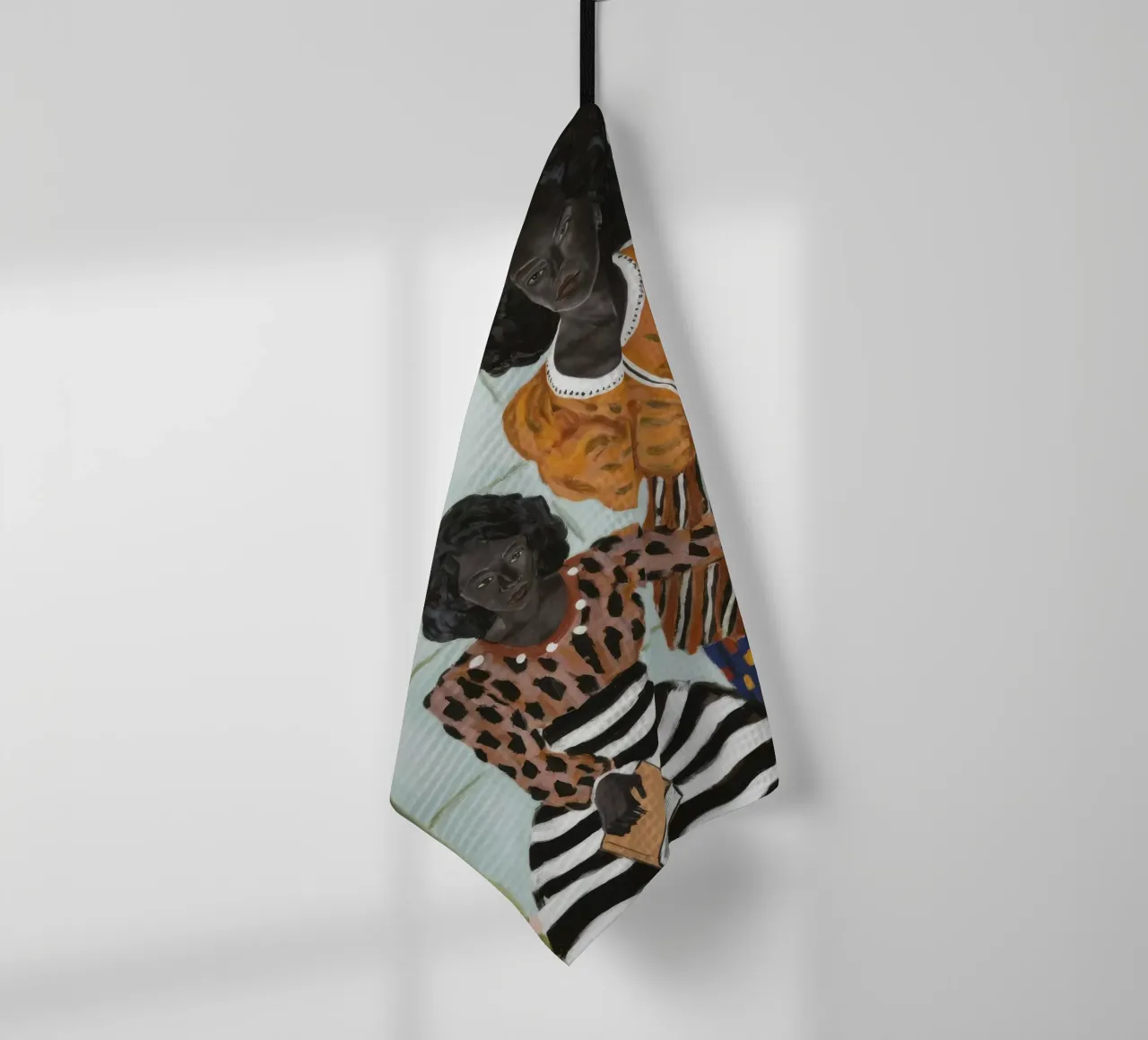 Window Reflections tea towel by Ebony Carpenter