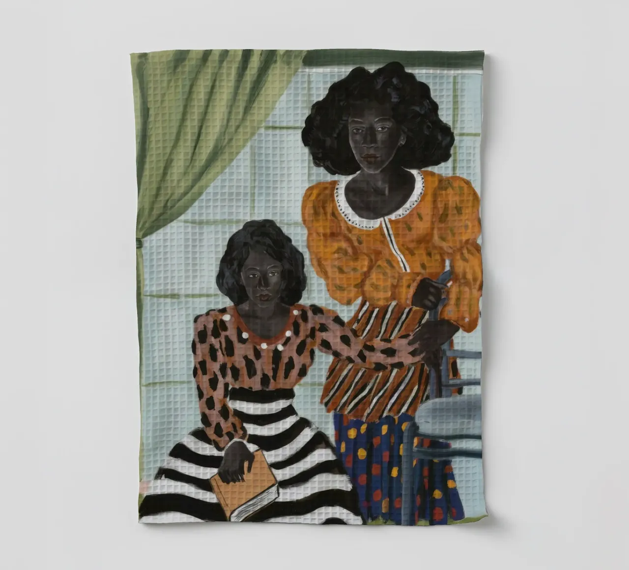 Window Reflections tea towel by Ebony Carpenter