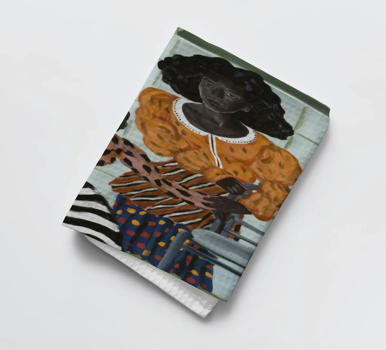 Window Reflections tea towel by Ebony Carpenter