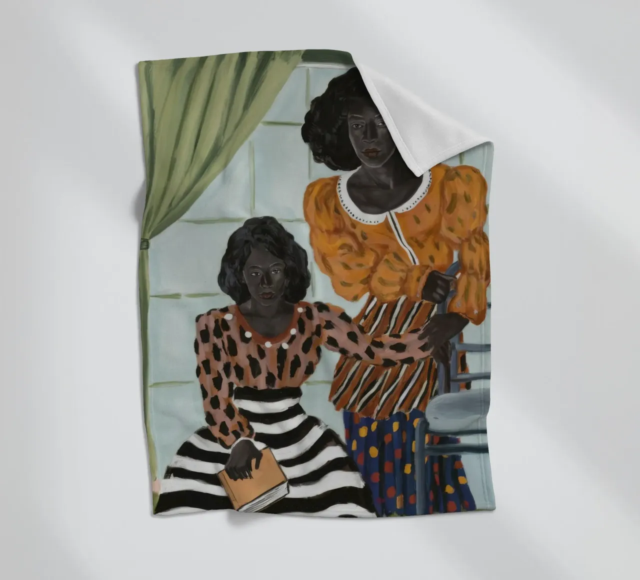 Raam Reflecties fleecedeken van Ebony Carpenter