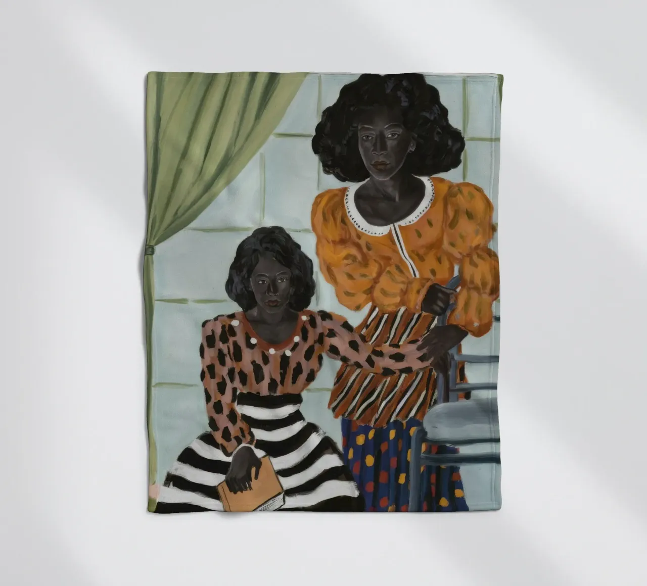 Raam Reflecties fleecedeken van Ebony Carpenter