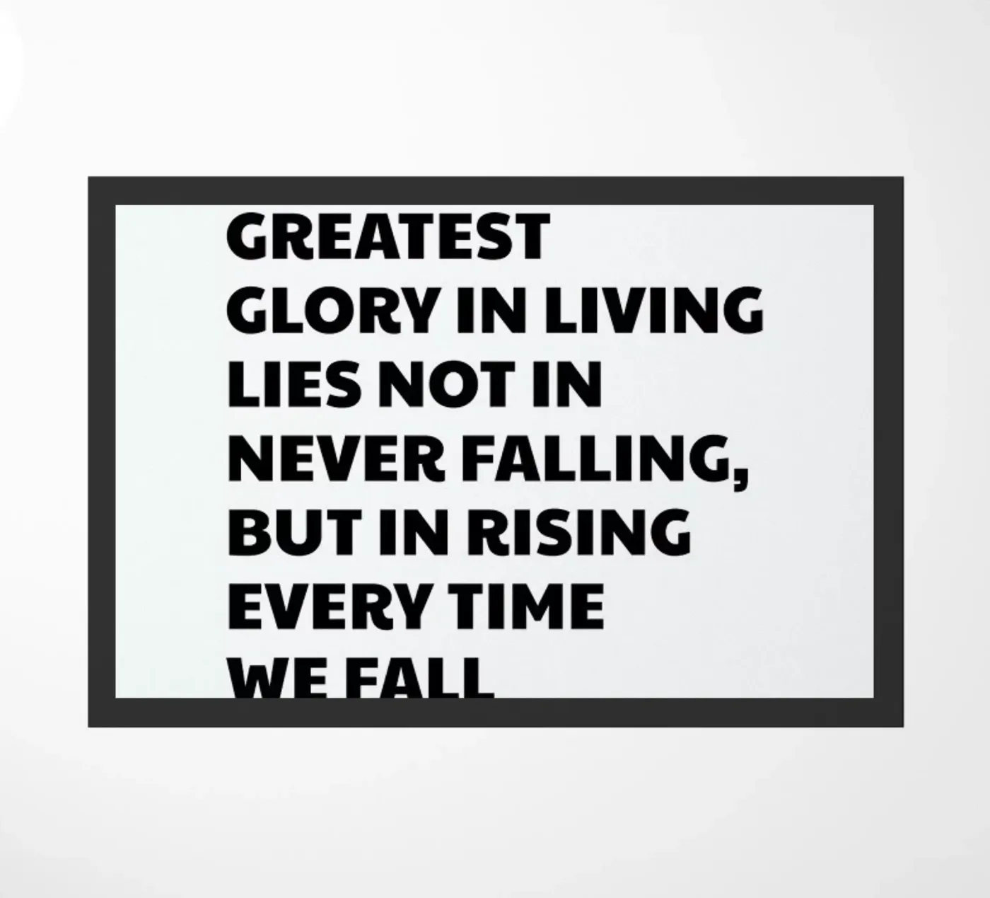 Every Time We Fall deurmat van Studio One