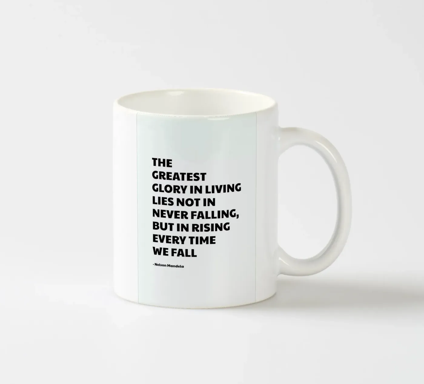 Every Time We Fall ceramic mug by Studio One