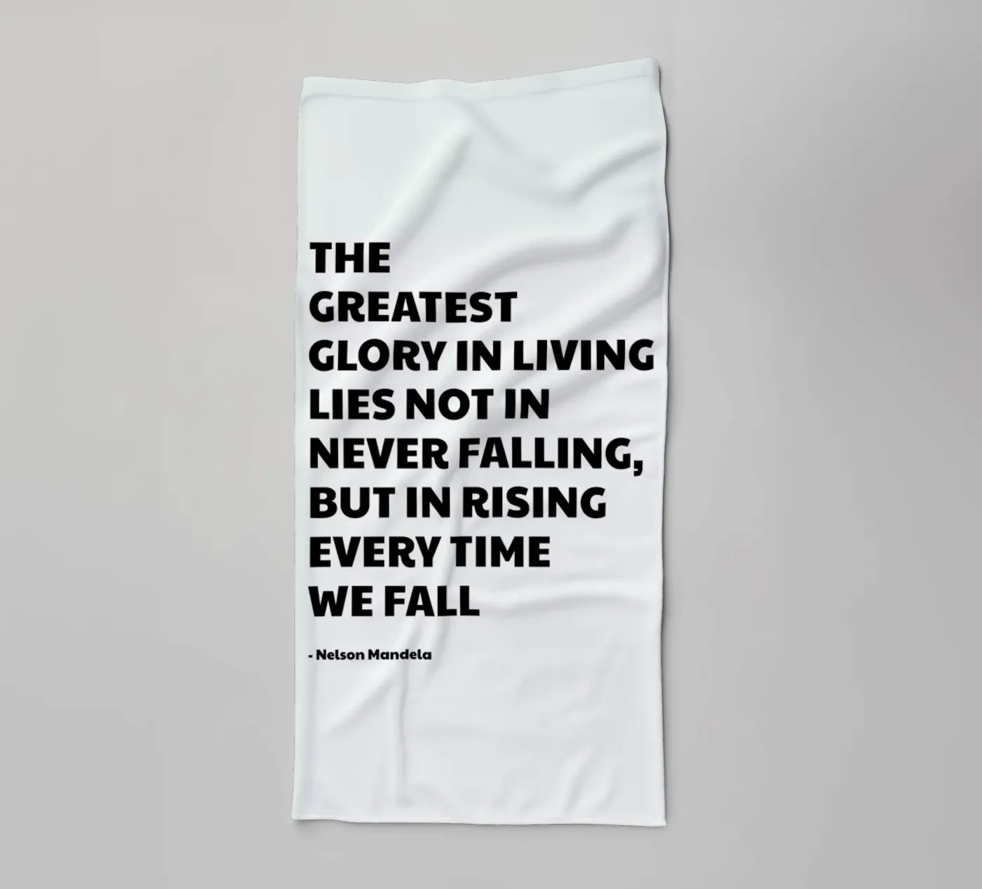 Every Time We Fall towel by Studio One