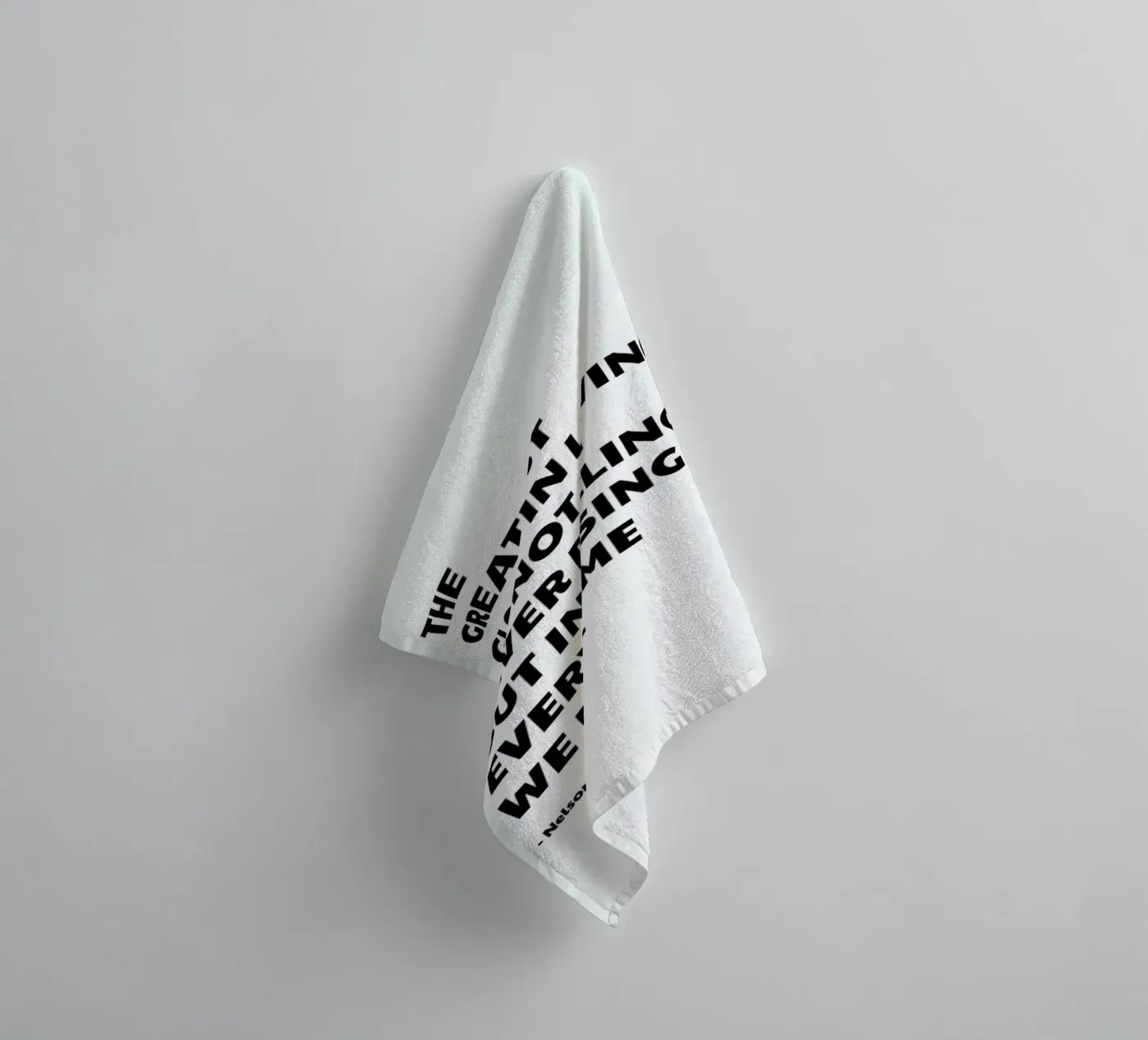 Every Time We Fall towel by Studio One